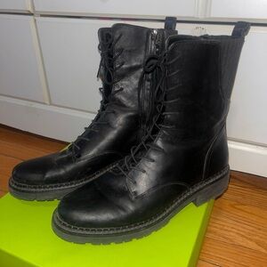 Sam Edelman Leather combat Boots